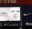 El emotivo homenaje del Calderón a Luis Aragonés