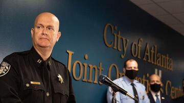 Jay Baker, spokesman for Cherokee Sheriff's office, is under scrutiny for comments made following the deadly mass shooting in Atlanta that left eight dead.