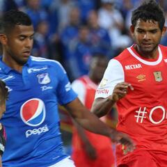 Millonarios suma 7 clásicos seguidos sin perder ante Santa Fe