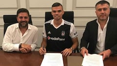 Pepe completes two year deal with Turkish champions Besiktas