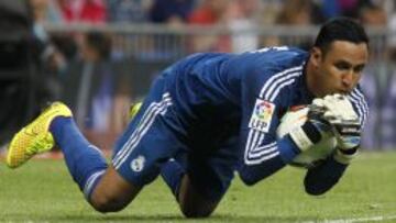 Navas, en una de sus primeras paradas como madridista.