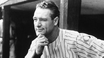 Lou Gehrig, la gran leyenda de los New York Yankees y de las Grandes Ligas.