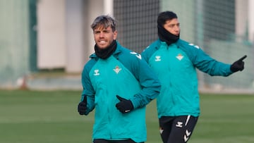 Lo Celso, en un entrenamiento.