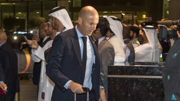 Zidane en Abu Dabhi. 