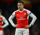 Alexis Sánchez sufre con su temporada con menos minutos