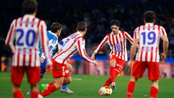 Johnny Cardoso, en el partido contra el Deportivo.