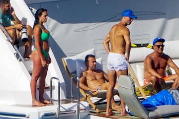 Cristiano Ronaldo y Georgina Rodríguez disfrutaron en las Islas Baleares de sus vacaciones.