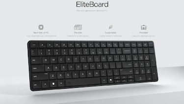 Adiós a la torre de tu PC: HP presenta un nuevo teclado con el ordenador entero integrado en él y funciones avanzadas de IA