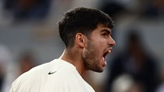 Who is Carlos Alcaraz playing in the French Open final?