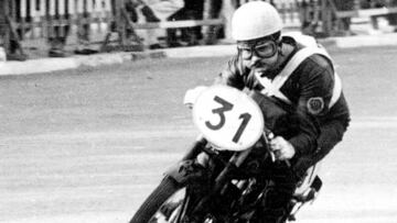 Juan Soler Bultó, pionero del motociclismo español.