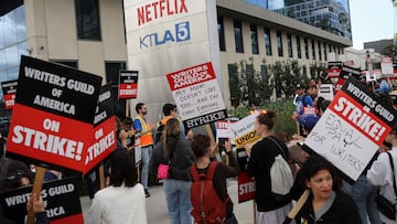 A number of actors have voiced their support for the strike, which began on Monday.