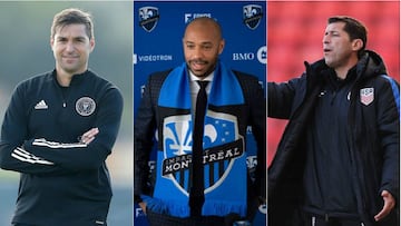 Cinco ser&aacute;n las nuevas caras en el banquillo para la temporada 25 de la Major League Soccer. La lista la encabezan Diego Alonso y Thierry Henry.