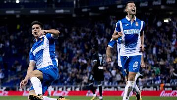 Gerard Moreno y Piatti, jugadores del Espanyol.