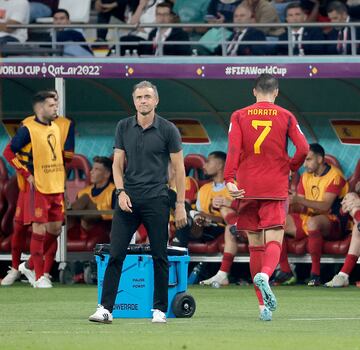 Luis Enrique durante el partido ante Japón que acabó 1-2 a favor del conjunto nipón.