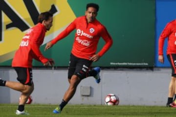 Arturo Salah visitó a la Roja en Pinto Durán