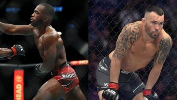 El británico Leon Edwards y el estadounidense Colby Covington.