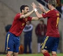 Del Bosque ensaya con Cesc y Torres en el mismo once inicial