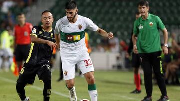 Redru durante un partido de Copa ante el Granada.