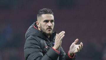 Koke, en un partido con el Atlético.