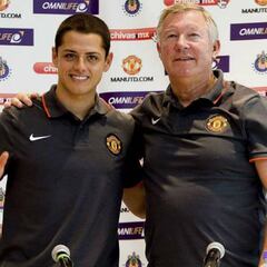 Javier Chicharito Hernández, envió mensaje a Sir Alex Ferguson