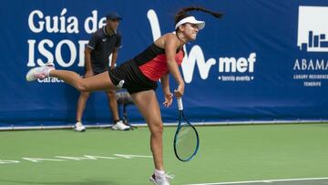 La tensita colombiana disputó la segunda final de su carrera en Tenerife, pero cayó en parciales de 1-6 y 4-6 ante Ann Li.