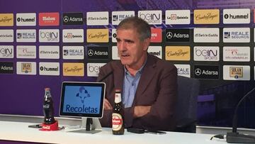 Paco Herrera en rueda de prensa