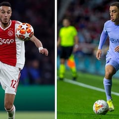 Barça y Ajax negocian un trueque Mazraoui-Dest para enero