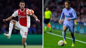 Barça y Ajax negocian un trueque Mazraoui-Dest para enero