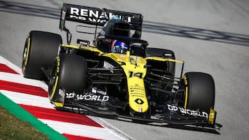Fernando Alonso (Renault RS20). Barcelona, F1 2020. 