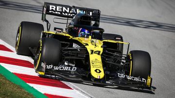 Fernando Alonso (Renault RS20). Barcelona, F1 2020. 