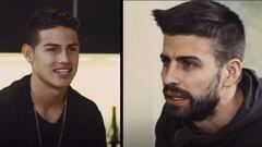 James, el nuevo invitado en las entrevistas de Gerard Piqué