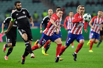 Sadygov, Gameiro and Griezmann.