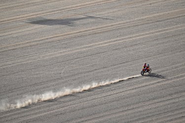 El australiano Daniel Sanders durante la etapa de hoy.