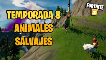 Animales salvajes en Fortnite Temporada 8: c&oacute;mo cazarlos, y todas sus ubicaciones