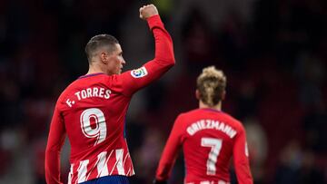 Torres celebra su gol al Alavés.