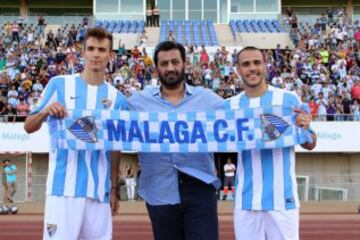 Sandro y Diego Llorente se incorporan al Málaga.