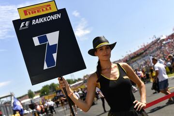 Las chicas del paddock en Hungaroring.