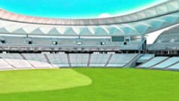 <b>BOCETO. </b>El aspecto del nuevo estadio de Madrid será similar al de este boceto. Ahora los arquitectos ultiman los planos.