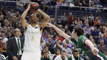 Anthony Randolph, durante un partido con el Real Madrid