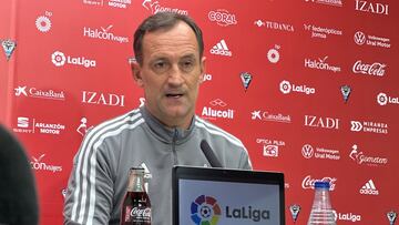 Etxeberria en la previa del duelo ante Eibar.