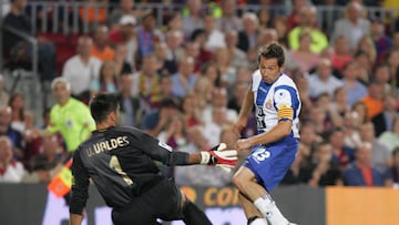 09/06/07 PENULTIMA JORNADA DEL CAMPEONATO NACIONAL DE LIGA.
FC BARCELONA - RCD ESPANYOL
JUGADA SEGUNDO GOL TAMUDO EN EL ULTIMO MINUTO EMPATE 2-2