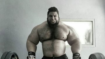 Iranian Hulk proves size doesn’t always matter when he gets knocked out in one round by a guy who weighs 80 pounds less than him.