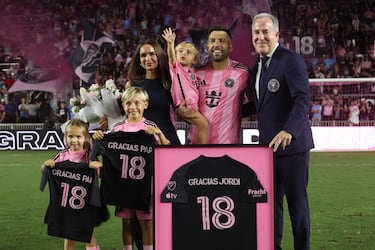 Jordi Alba se despide con gol y homenaje en una noche mágica del Inter Miami