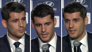 Las frases de Morata para ganarse la afición del Atleti