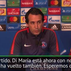 Emery: "Esperemos que Neymar esté disponible mañana"