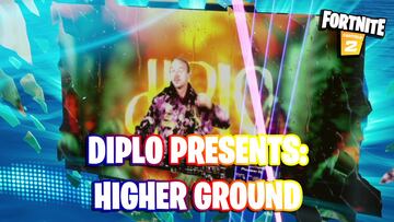 Evento de Diplo en Fortnite en directo, concierto Higher Ground en vivo