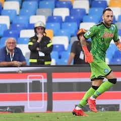 Ospina, destacado por la prensa pese a caída de Napoli