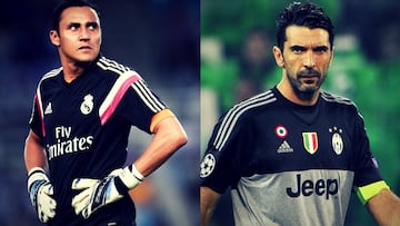 Keylor Navas y Gianluigi Buffon.