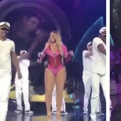 Mariah Carey objeto de burlas en la red por su 'bochornoso' show durante un concierto