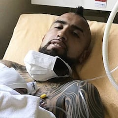 Arturo Vidal celebra el nacimiento de su tercer hijo